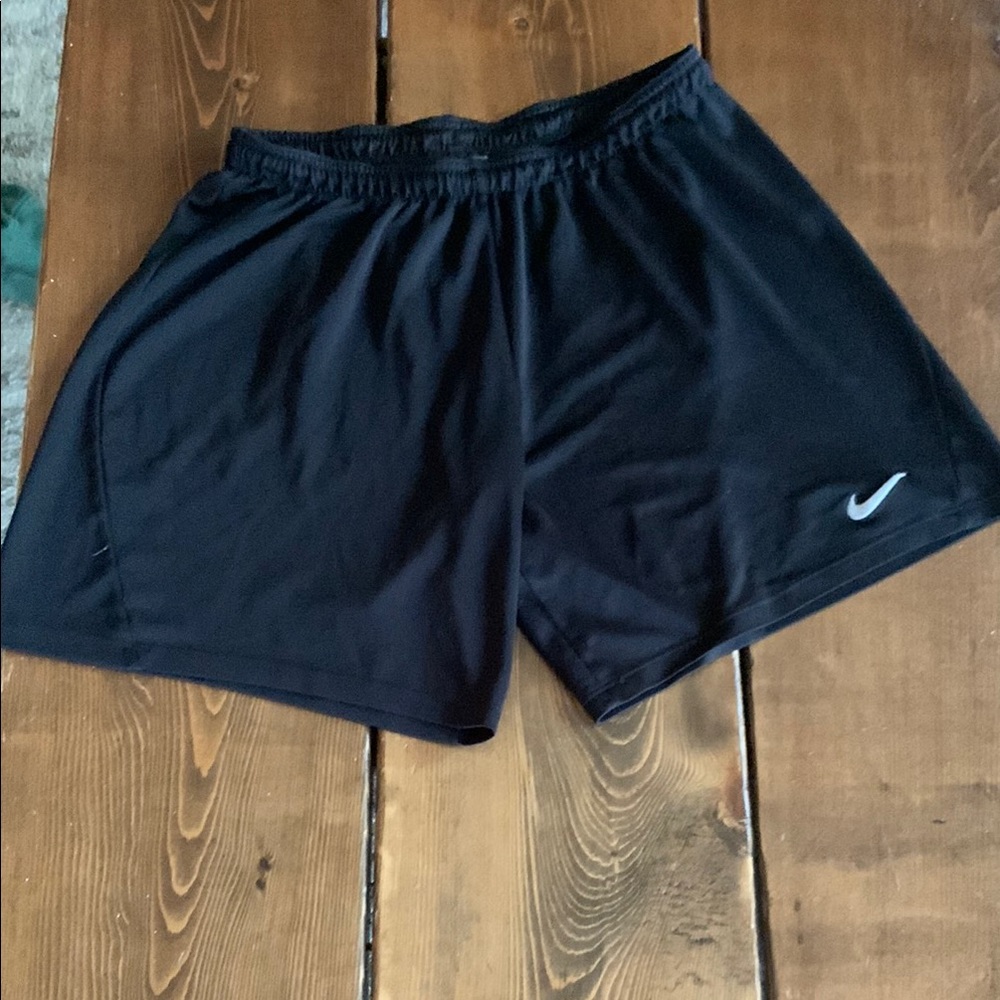 Nike Black Athletic Shorts Lightweight Elastic Waist
